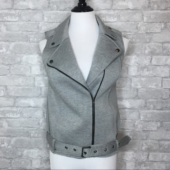 Pixley Jackets & Blazers - 🎉Pixley for stitch fix ishani knit moto gray vest